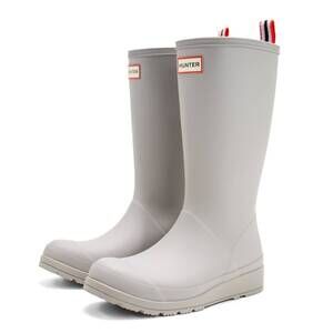 NEW HUNTER women's play tall rain boots in zinc